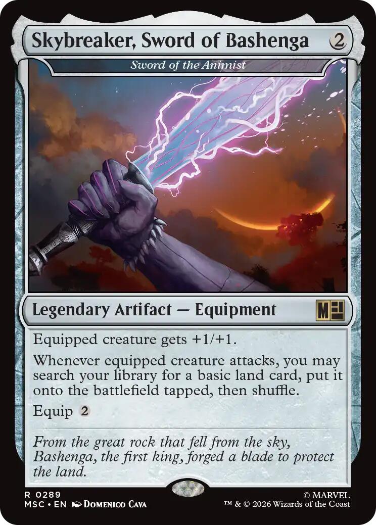 Skybreaker, Sword of Bashenga - Sword of the Animist [Marvel Super Heroes Commander] | Shuffle n Cut Hobbies & Games