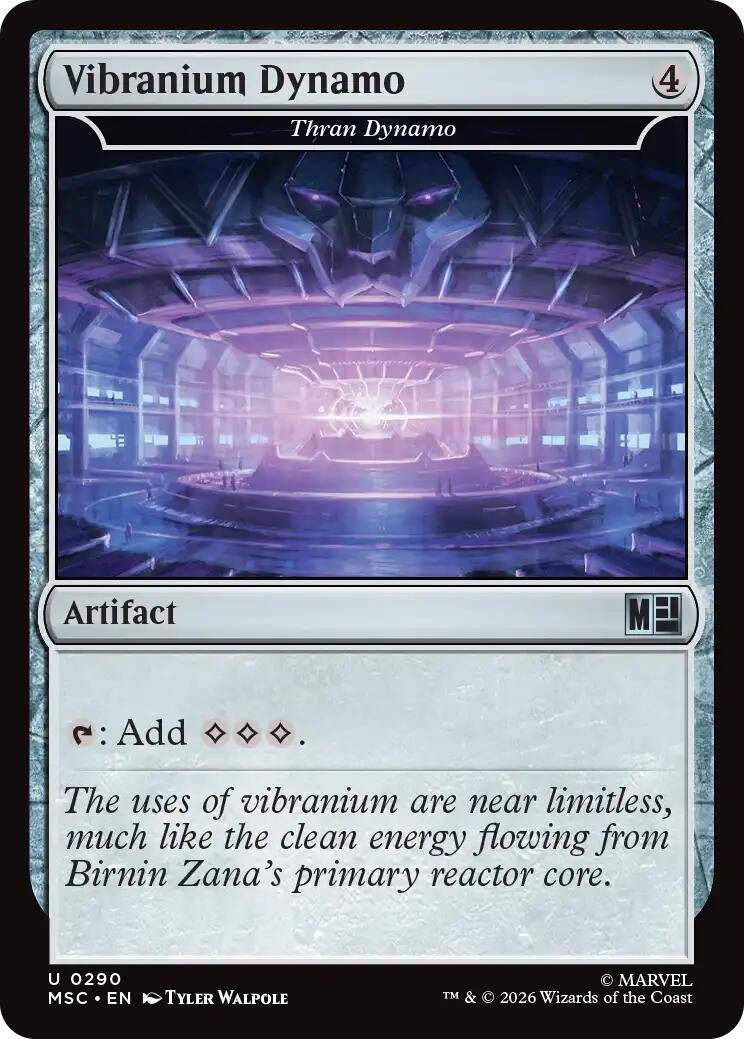 Vibranium Dynamo - Thran Dynamo (Surge Foil) [Marvel Super Heroes Commander] | Shuffle n Cut Hobbies & Games