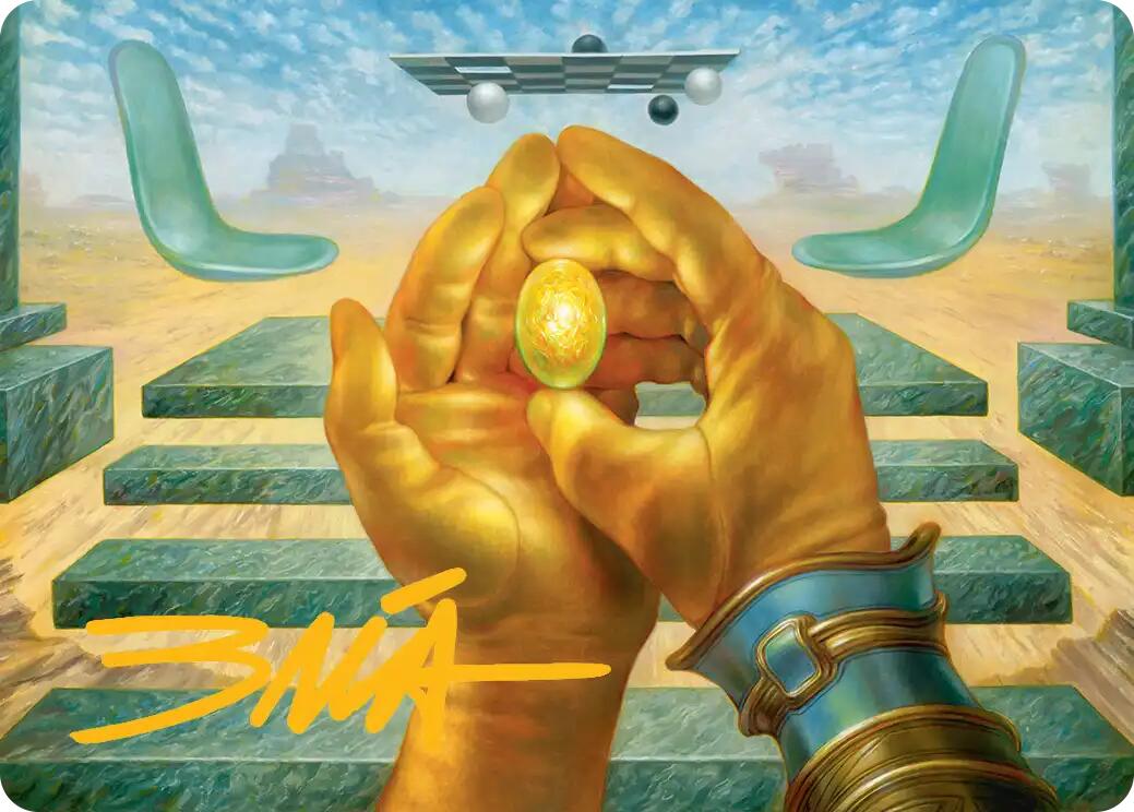 The Mind Stone Art Card (Gold-Stamped Signature) [Marvel Super Heroes Art Series] | Shuffle n Cut Hobbies & Games