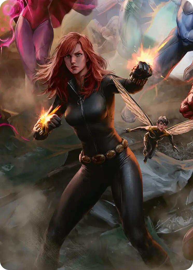 Black Widow, Intel Expert Art Card [Marvel Super Heroes Art Series] | Shuffle n Cut Hobbies & Games