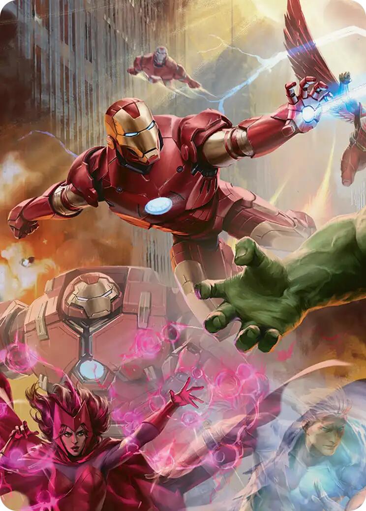 Iron Man, Futurist Paragon Art Card [Marvel Super Heroes Art Series] | Shuffle n Cut Hobbies & Games