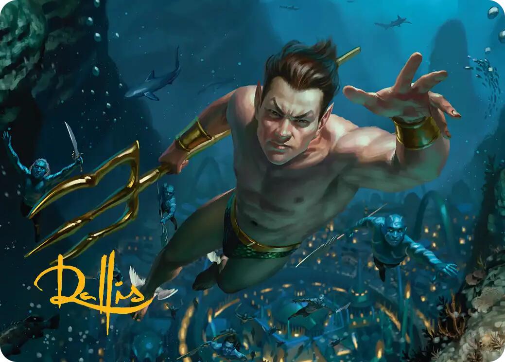 Namor the Sub-Mariner Art Card (Gold-Stamped Signature) [Marvel Super Heroes Art Series] | Shuffle n Cut Hobbies & Games