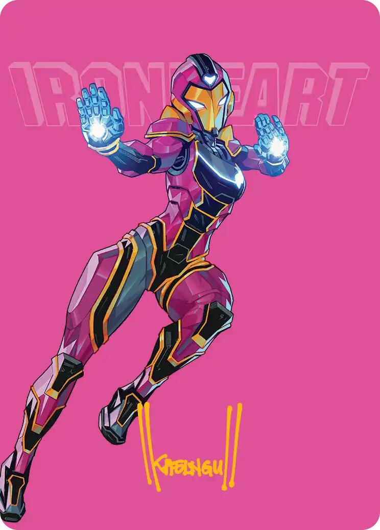 Ironheart, Clever Champion Art Card (Gold-Stamped Signature) [Marvel Super Heroes Art Series] | Shuffle n Cut Hobbies & Games