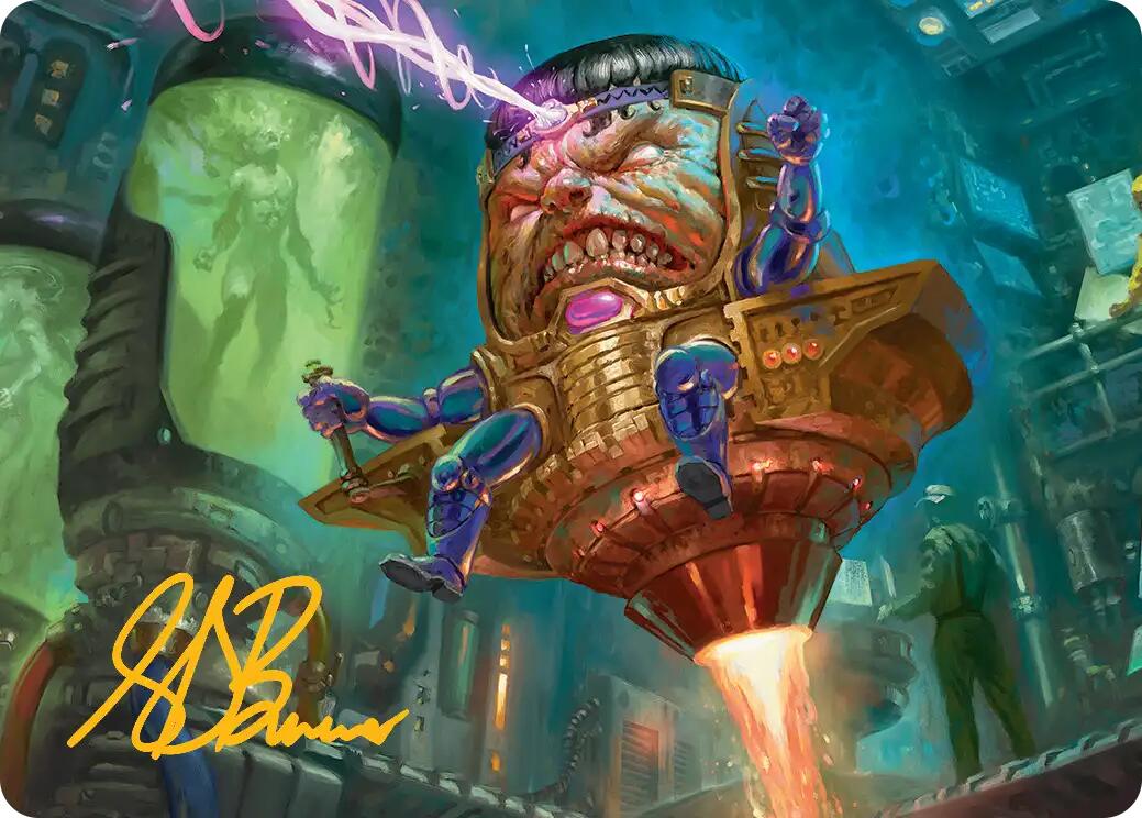 M.O.D.O.K. Art Card (Gold-Stamped Signature) [Marvel Super Heroes Art Series] | Shuffle n Cut Hobbies & Games