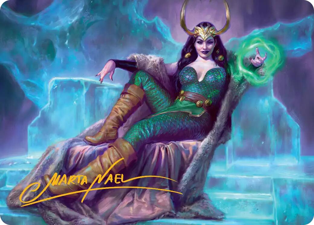 Lady Loki, Agent of Chaos Art Card (Gold-Stamped Signature) [Marvel Super Heroes Art Series] | Shuffle n Cut Hobbies & Games