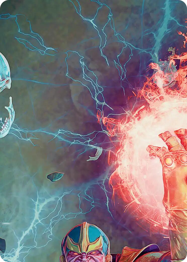 Thanos, the Mad Titan Art Card (2/9) [Marvel Super Heroes Art Series] | Shuffle n Cut Hobbies & Games