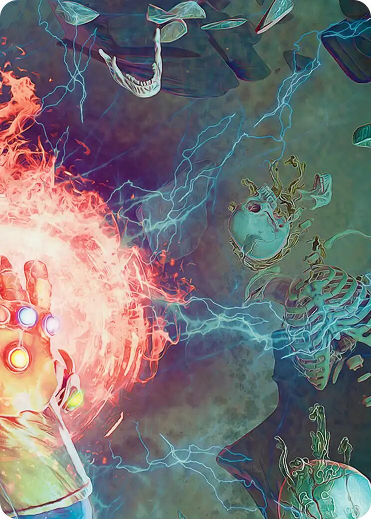 Thanos, the Mad Titan Art Card (3/9) [Marvel Super Heroes Art Series] | Shuffle n Cut Hobbies & Games