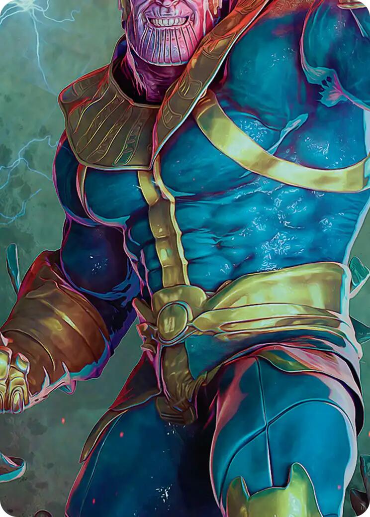 Thanos, the Mad Titan Art Card (5/9) [Marvel Super Heroes Art Series] | Shuffle n Cut Hobbies & Games
