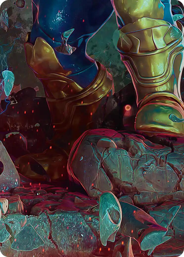 Thanos, the Mad Titan Art Card (8/9) [Marvel Super Heroes Art Series] | Shuffle n Cut Hobbies & Games
