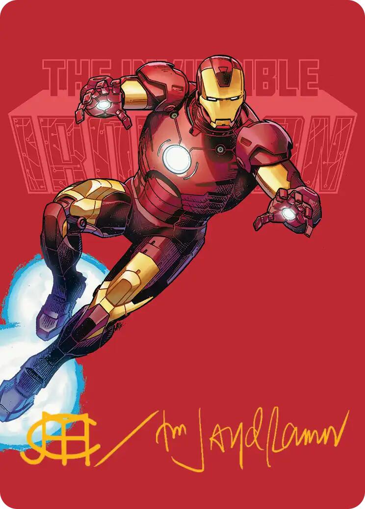 The Invincible Iron Man Art Card (Gold-Stamped Signature) [Marvel Super Heroes Art Series] | Shuffle n Cut Hobbies & Games