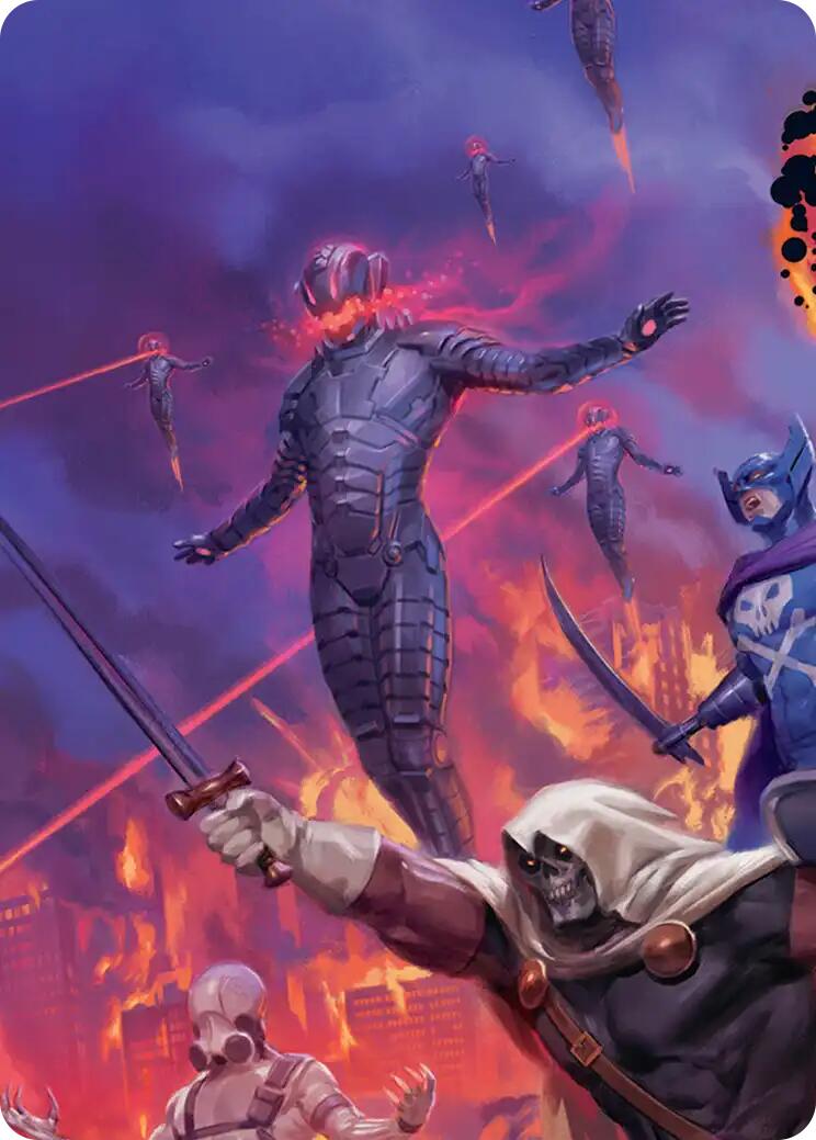 Ultron, Machine Overlord Art Card [Marvel Super Heroes Art Series] | Shuffle n Cut Hobbies & Games