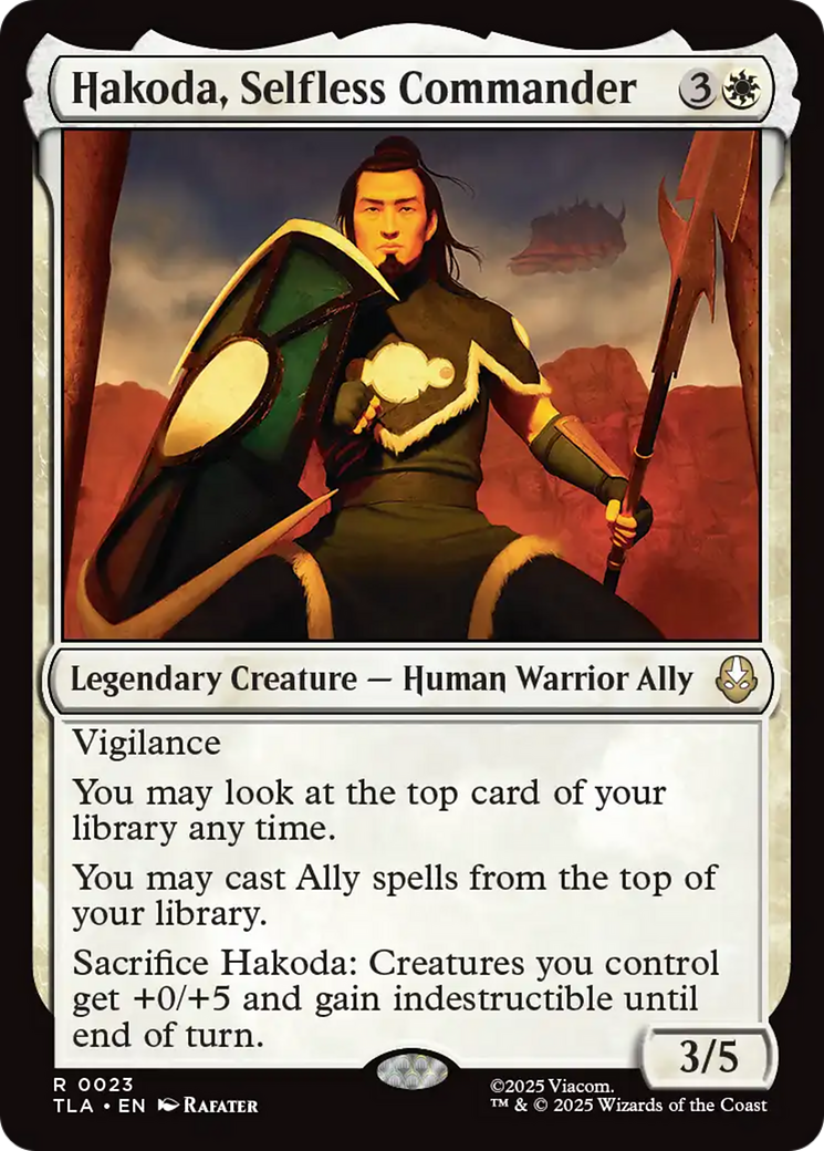Hakoda, Selfless Commander [Avatar: The Last Airbender] | Shuffle n Cut Hobbies & Games