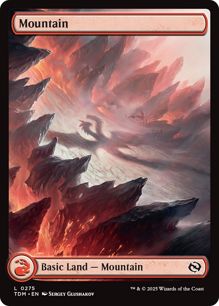Mountain (0275) [Tarkir: Dragonstorm] | Shuffle n Cut Hobbies & Games