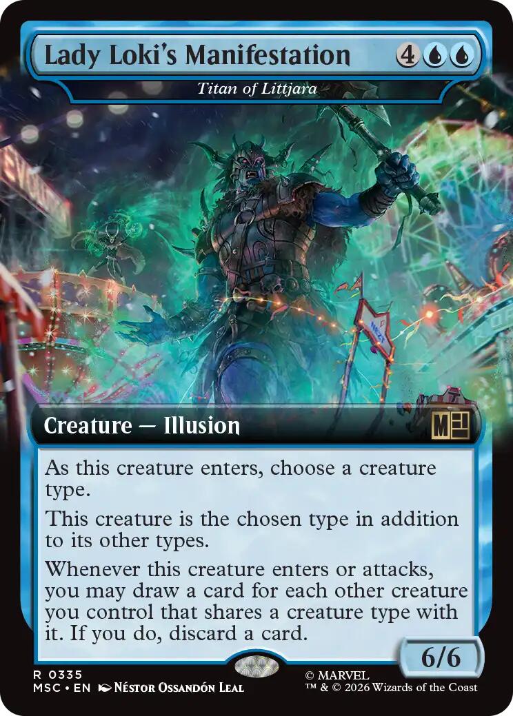 Lady Loki's Manifestation - Titan of Littjara (Extended Art) [Marvel Super Heroes Commander] | Shuffle n Cut Hobbies & Games