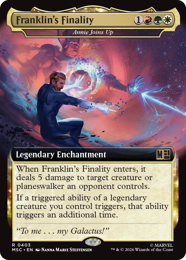 Franklin's Finality - Annie Joins Up (Extended Art) [Marvel Super Heroes Commander] | Shuffle n Cut Hobbies & Games