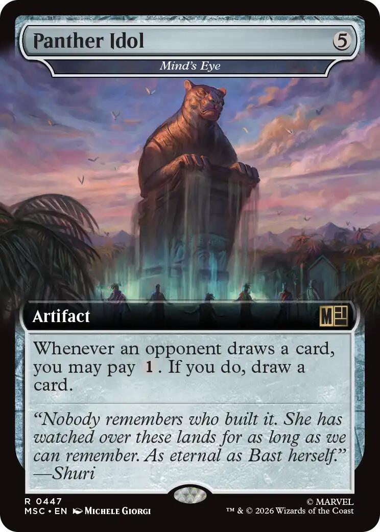 Panther Idol - Mind's Eye (Extended Art) [Marvel Super Heroes Commander] | Shuffle n Cut Hobbies & Games