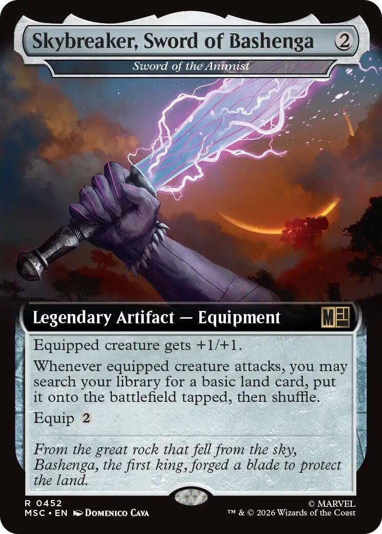 Skybreaker, Sword of Bashenga - Sword of the Animist (Extended Art) [Marvel Super Heroes Commander] | Shuffle n Cut Hobbies & Games