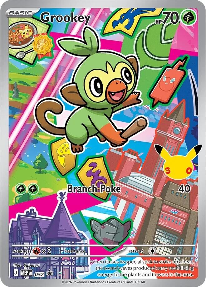 Grookey (052) [Mega Evolution Promo] | Shuffle n Cut Hobbies & Games