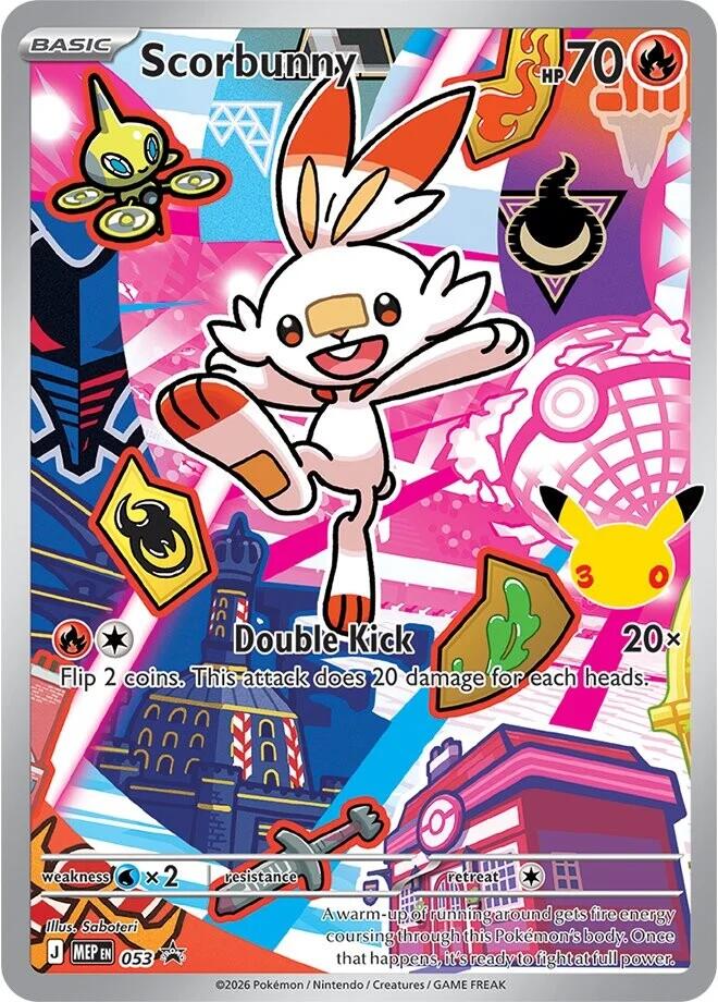 Scorbunny (053) [Mega Evolution Promo] | Shuffle n Cut Hobbies & Games