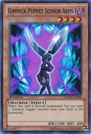 Gimmick Puppet Scissor Arms [NUMH-EN008] Super Rare | Shuffle n Cut Hobbies & Games