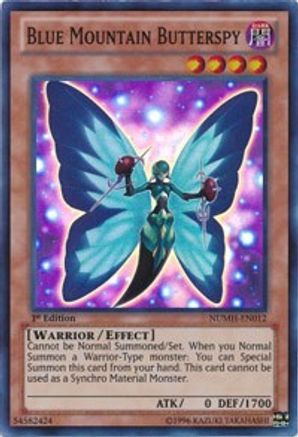 Blue Mountain Butterspy [NUMH-EN012] Super Rare | Shuffle n Cut Hobbies & Games