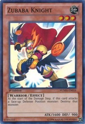 Zubaba Knight [NUMH-EN016] Super Rare | Shuffle n Cut Hobbies & Games