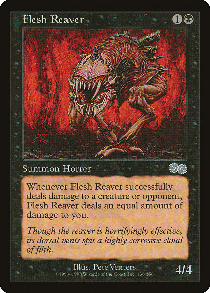Flesh Reaver [Urza's Saga] | Shuffle n Cut Hobbies & Games