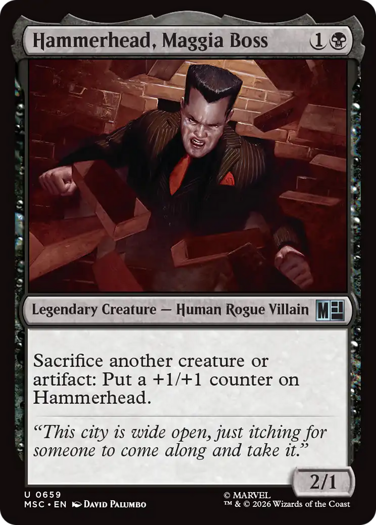 Hammerhead, Maggia Boss [Marvel Super Heroes Commander] | Shuffle n Cut Hobbies & Games
