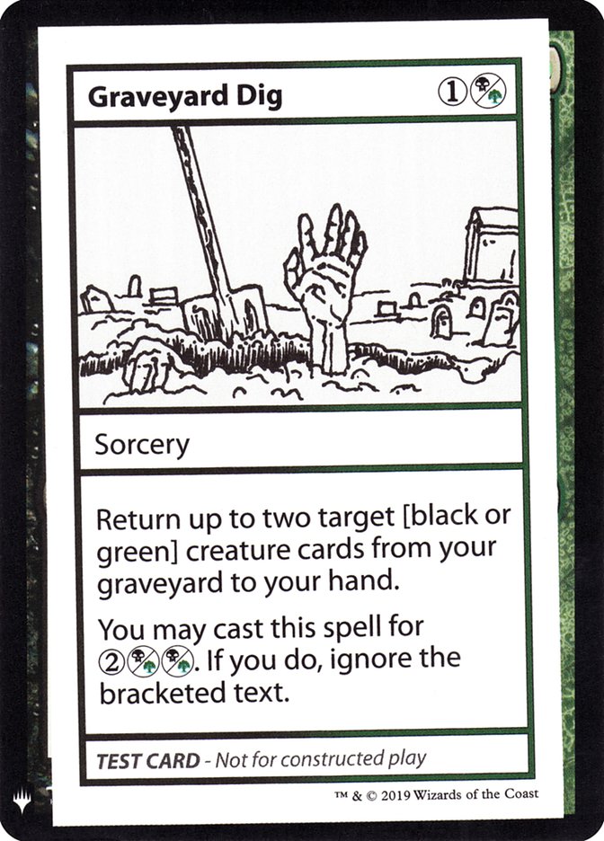 Graveyard Dig [Mystery Booster Playtest Cards] | Shuffle n Cut Hobbies & Games