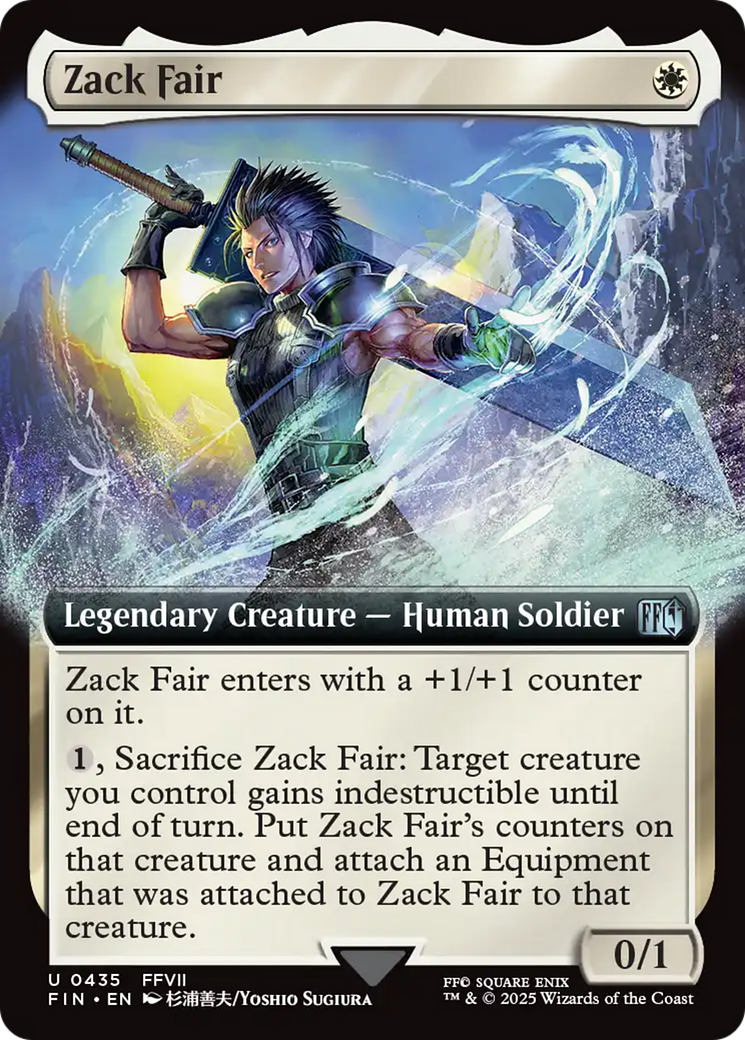 Zack Fair (Extended Art) [FINAL FANTASY] | Shuffle n Cut Hobbies & Games
