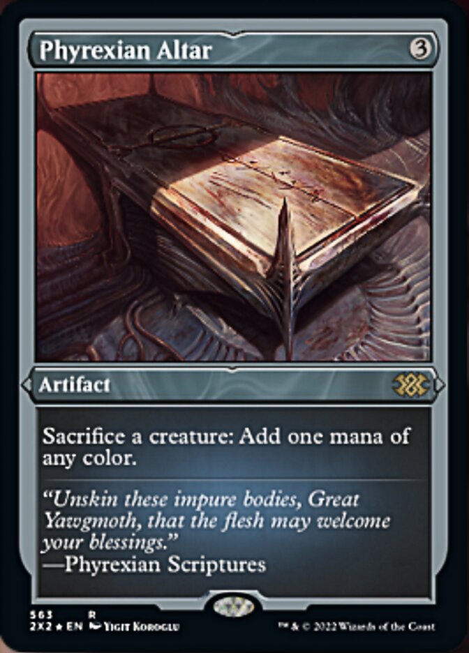 Phyrexian Altar (Foil Etched) [Double Masters 2022] | Shuffle n Cut Hobbies & Games