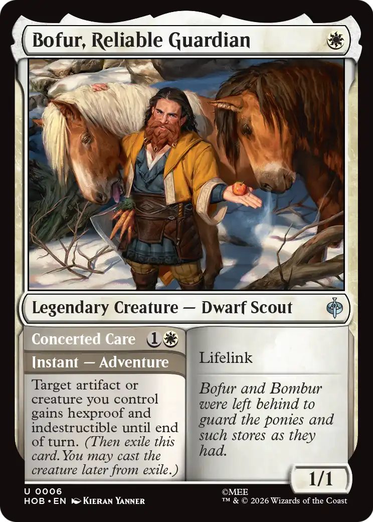 Bofur, Reliable Guardian [The Hobbit] | Shuffle n Cut Hobbies & Games