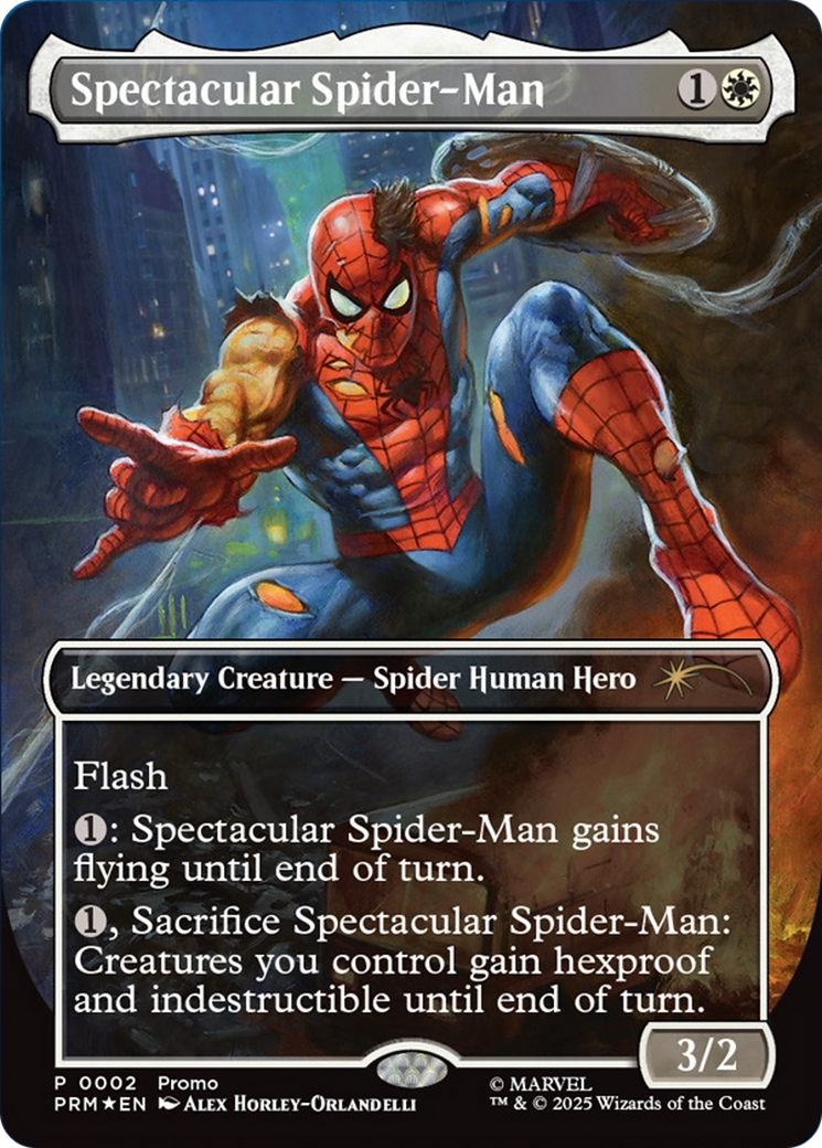 Spectacular Spider-Man (Borderless) [Media Promos] | Shuffle n Cut Hobbies & Games