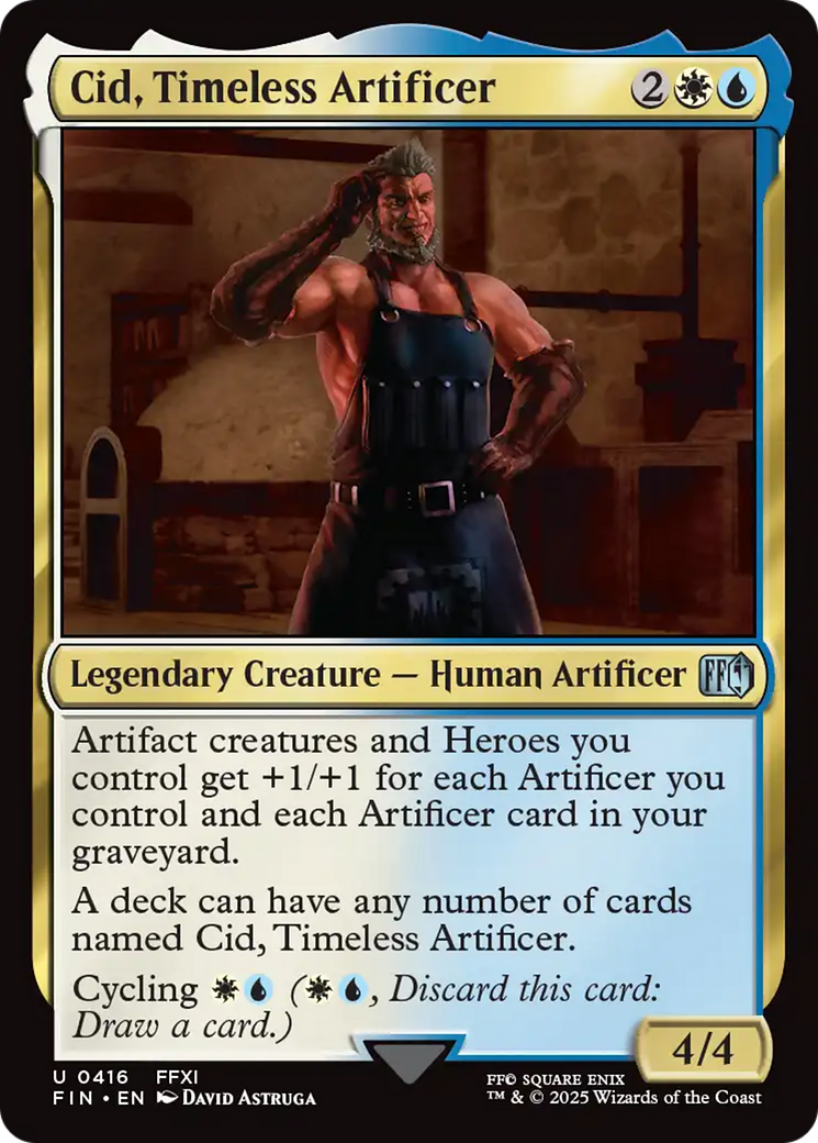 Cid, Timeless Artificer (0416) [FINAL FANTASY] | Shuffle n Cut Hobbies & Games