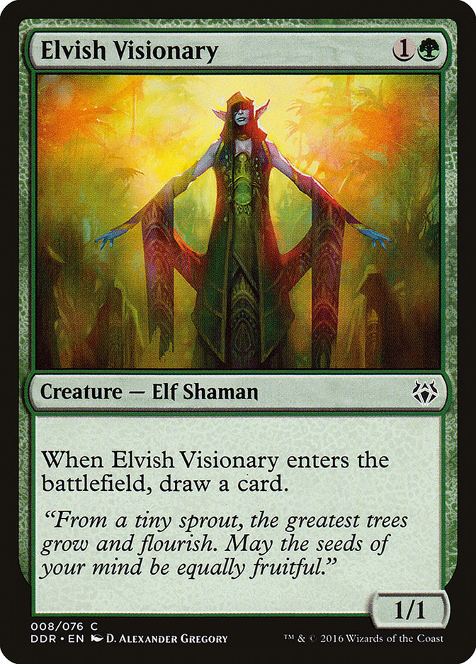 Elvish Visionary [Duel Decks: Nissa vs. Ob Nixilis] | Shuffle n Cut Hobbies & Games