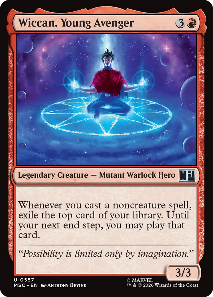 Wiccan, Young Avenger [Marvel Super Heroes Commander] | Shuffle n Cut Hobbies & Games