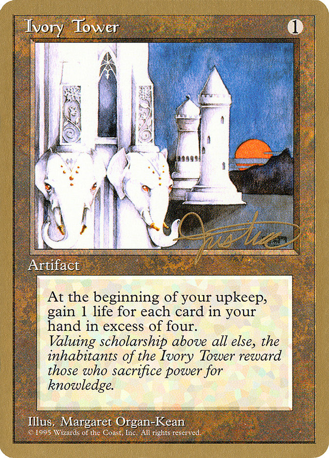 Ivory Tower (Mark Justice) [Pro Tour Collector Set] | Shuffle n Cut Hobbies & Games
