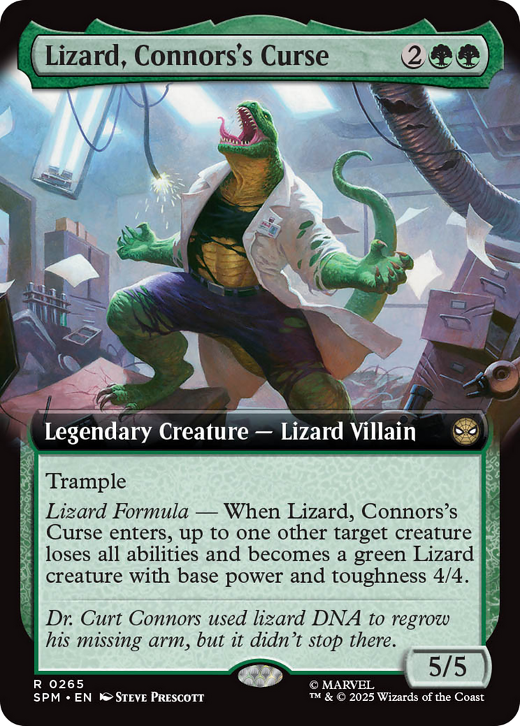 Lizard, Connors's Curse (Extended Art) [Marvel's Spider-Man] | Shuffle n Cut Hobbies & Games