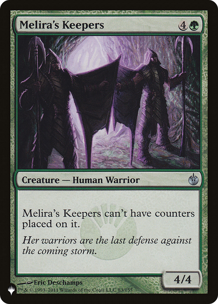 Melira's Keepers [The List] | Shuffle n Cut Hobbies & Games