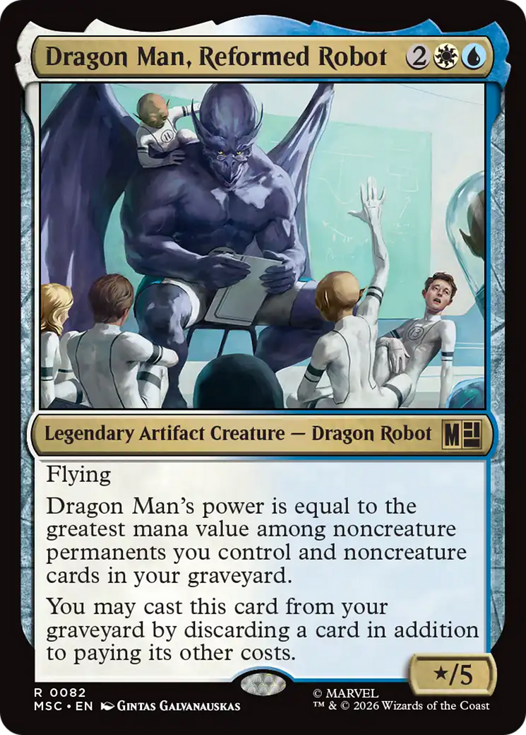 Dragon Man, Reformed Robot [Marvel Super Heroes Commander] | Shuffle n Cut Hobbies & Games