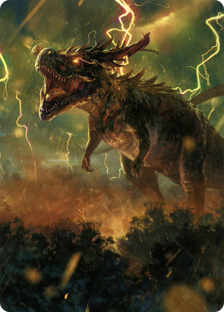 Thrasta, Tempest's Roar Art Card (42) [Modern Horizons 2 Art Series] | Shuffle n Cut Hobbies & Games