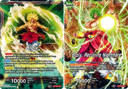Broly // Broly, Recurring Nightmare (BT7-002) [Assault of the Saiyans] | Shuffle n Cut Hobbies & Games