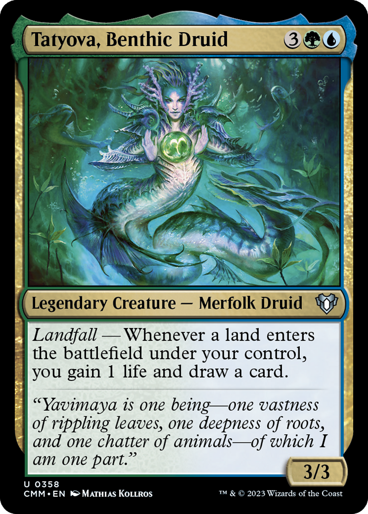 Tatyova, Benthic Druid [Commander Masters] | Shuffle n Cut Hobbies & Games