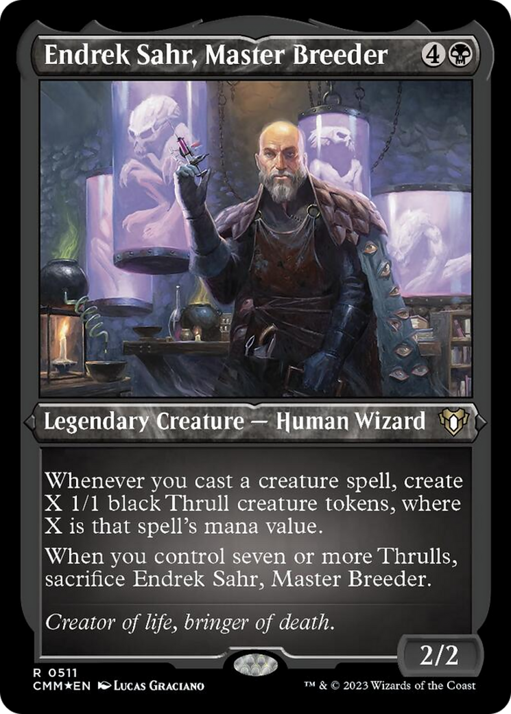 Endrek Sahr, Master Breeder (Foil Etched) [Commander Masters] | Shuffle n Cut Hobbies & Games