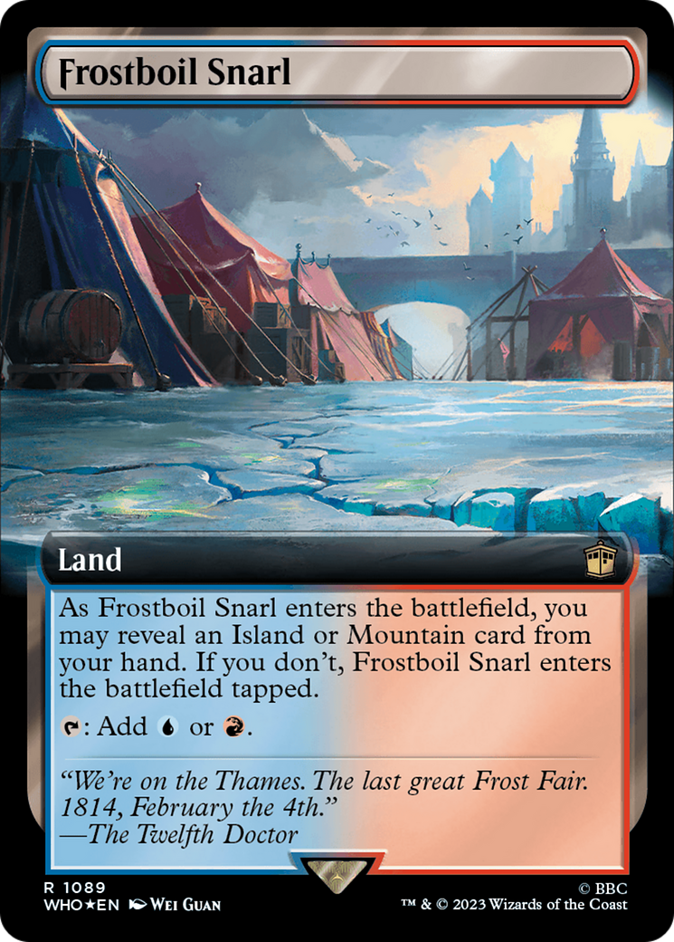 Frostboil Snarl (Extended Art) (Surge Foil) [Doctor Who] | Shuffle n Cut Hobbies & Games
