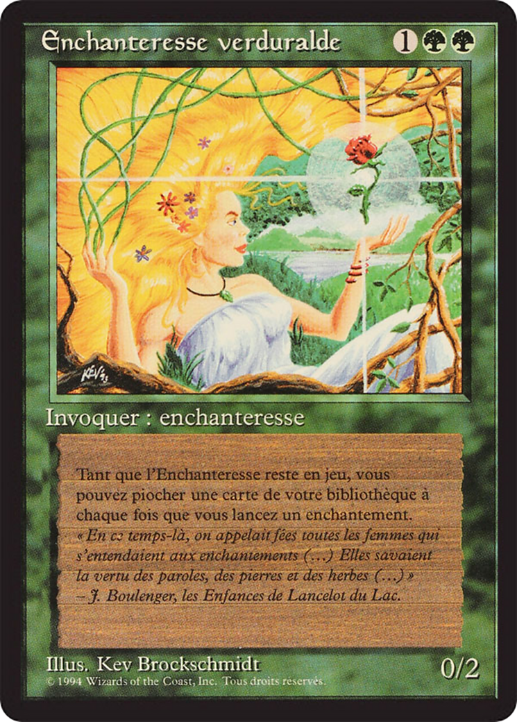 Verduran Enchantress [Foreign Black Border] | Shuffle n Cut Hobbies & Games