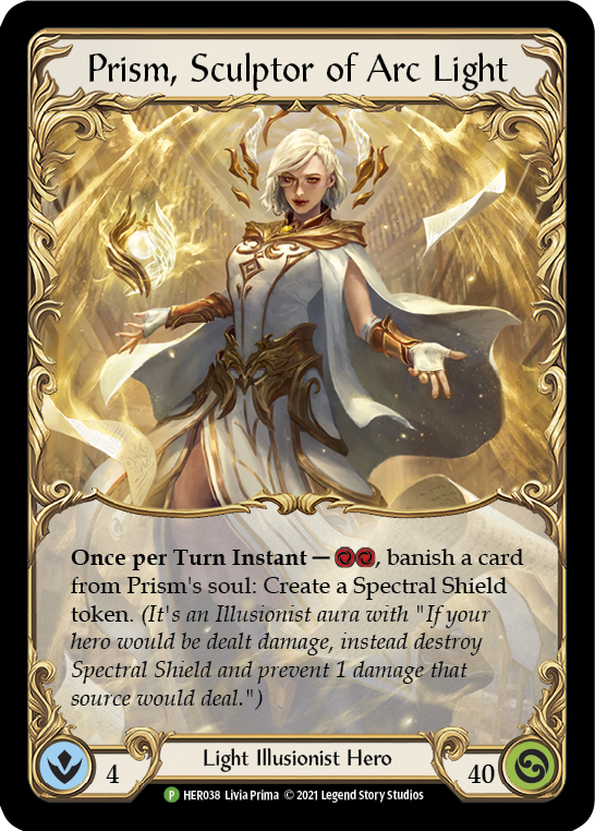 Prism, Sculptor of Arc Light [HER038] (Promo)  Rainbow Foil | Shuffle n Cut Hobbies & Games