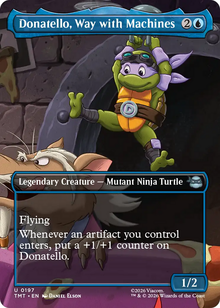 Donatello, Way with Machines (Borderless) [Teenage Mutant Ninja Turtles] | Shuffle n Cut Hobbies & Games