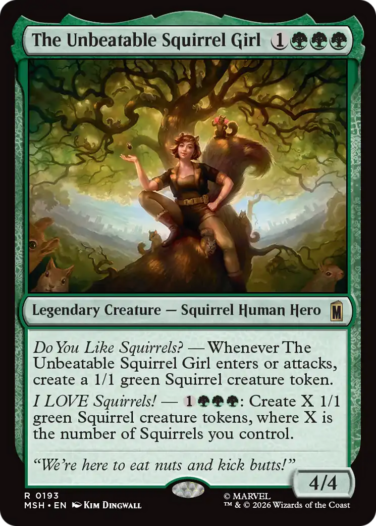 The Unbeatable Squirrel Girl [Marvel Super Heroes] | Shuffle n Cut Hobbies & Games