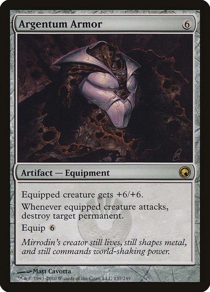 Argentum Armor [Scars of Mirrodin] | Shuffle n Cut Hobbies & Games